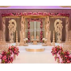Nouvellement conçu Mayur Mandap pour mariage gujarati Design charmant et luxuriant mariage paon Mandap fonction de mariage exquise Mandap - Product Image 1