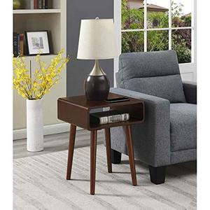 Wholesale Modern Rustic Handcrafted Solid Wood <b>Side</b> <b>Table</b> with <b>Storage</b> Shelf for Living Room Bedroom and Office - Product Image 3