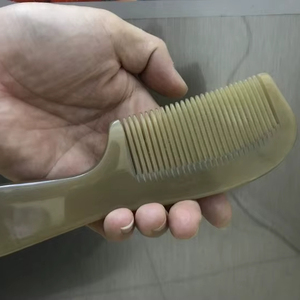 Handcrafted Vintage Horn Style <b>Hair</b> <b>Comb</b> with Elegant Hand Stand for Home & Salon Display Eco-Friendly Cheap Price - Product Image 5