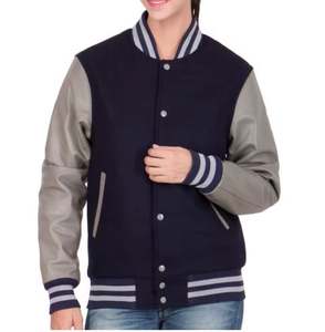 Veste universitaire en laine chenille personnalisée de haute qualité pour femmes coton respirant brodé Letterman Bomber à la mode teint uni - Product Image 1
