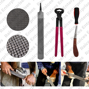 Kit d'outils professionnel de tondeuse de sabot de maréchal-ferrant fabriqué en usine meilleure qualité Kit d'outils de maréchal-ferrant léger au tarif de gros - Product Image 4