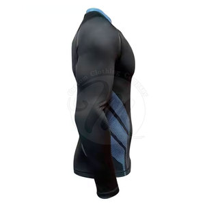 Logo personnalisé MMA Rash Guard Prix de gros MMA Rash Guard Fitness Wear MMA Rash Guard à vendre en ligne - Product Image 4
