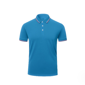 Polo uni en gros, t-shirts de golf pour hommes de haute qualité, logo personnalisé, polos de golf à manches courtes en polyester et coton pour hommes - Product Image 6