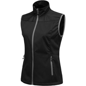 Gilet matelassé d'hiver Logo personnalisé Vêtements de rue Vêtements d'extérieur Mode Manteau matelassé sans manches Gilets équestres pour femmes Gilets matelassés - Product Image 1