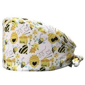 Cappello da Chef, Berretto Unisex per Personale Medico, Copricapo Regolabile per Capelli e Barba, Cappello Chirurgico con Fascia in Cotone Multicolore - Product Image 4