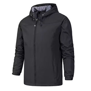 Chaqueta impermeable ligera para hombre para actividades al aire libre cortavientos abrigo transpirable OEM logotipo personalizado fábrica al por mayor - Product Image 6