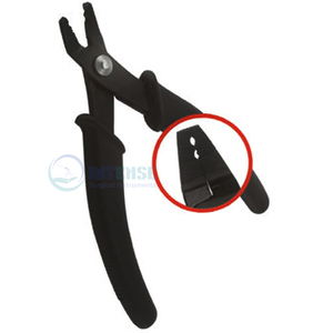 High Quality Stainless Steel <b>Red</b> Handle 130mm Bead Crimping Pliers Jewelry Making Tools for <b>Beading</b> Wire Crimping DIY Craft - Product Image 2