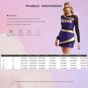 Meilleur fabricant, nouveaux ensembles d'uniformes de cheerleading imprimés pour femmes, design de couleur personnalisé, faible MOQ, haute qualité - Product Image 6