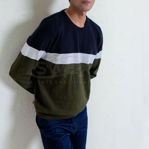 Pull tendance en tissu mélangé à manches longues, tricot décontracté pour hommes et femmes, nouveau pull tendance - Product Image 2