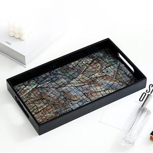 Nouveaux plateaux de lit en incrustation de nacre design plateau d'affichage décoratif en nacre pour la décoration de la chambre - Product Image 1