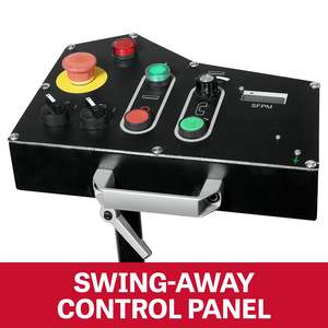 Sierra de cinta vertical EVS de 16 pulgadas con base fija de 2 HP y 230 V trifásica - Product Image 3