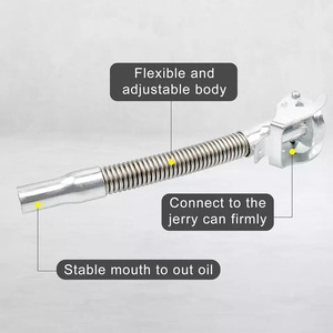 Bec verseur d'huile flexible à long nez pour tuyau en acier avec jerrycan gask - Product Image 2