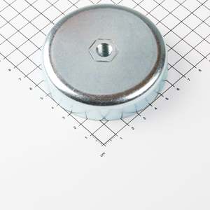 Ferrit pinza piatta con filettatura interna Ø80x18mm - Product Image 1