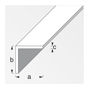 Profilo Bianco H.200 Cm Angolare 20x20x1 Mm - Product Image 1