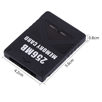 Carte mémoire 256 Mo pour Playstation 2, carte mémoire haute vitesse pour Sony PS2, compatible avec la console de jeu