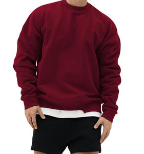 Suéter personalizable extra grande Vintage para hombre, sudadera de invierno multicolor de punto de algodón 100%, técnicas teñidas lisas - Product Image 2