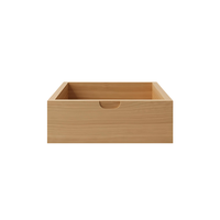 Meuble de rangement moderne en bois écologique personnalisé avec tiroirs – Organisateur en bois massif pour cuisine, chambre, chaussures et aliments