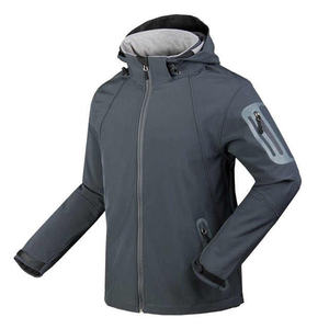 Professional Men's Softshell Jacket <b>Waterproof</b> Hooded <b>Long</b> Thin <b>Winter</b> <b>Coat</b> Breathable Windproof OEM - Product Image 6