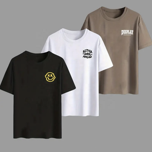 Venta al por mayor de alta calidad de los hombres 100% algodón impreso cuello redondo personalizado de algodón de talla grande gráfico de los hombres Camisetas De Pakistán - Product Image 5