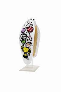 Diadema Personalizada con Cuentas para Días de Juego, Diadema para Fanáticos del Fútbol, Baloncesto y Béisbol - Product Image 3