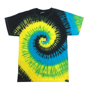 Camiseta de Verano 2026 para Hombre, de Poliéster/Algodón, Transpirable, de Secado Rápido, Informal, de Manga Corta, de Alta Calidad, con Estampado Tie-Dye, en Venta - Product Image 3