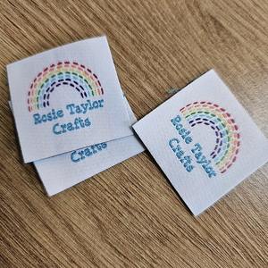 Etiquetas de marca de ropa con logotipo personalizado directo de fábrica, etiquetas de ropa tejidas de poliéster al por mayor para ropa - Product Image 6