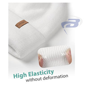 Gorro de punto minimalista para hombre, transpirable, impermeable, estilo anime, moderno, esencial para viajes, sencillo y elegante. - Product Image 3