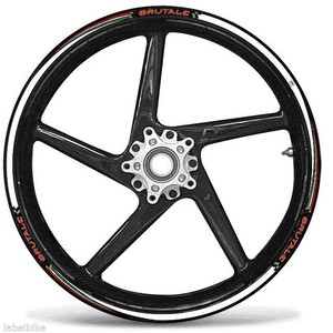 Adesivi per Moto Labelbike MV AGUSTA BRUTALE Compatibili con Cerchi da 17 Pollici Made in Italy - Product Image 2