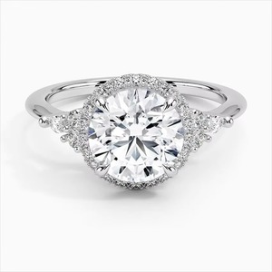 Premium Quality Vintage Moissanite <b>Promise</b> <b>Ring</b> <b>for</b> Her Lightweight Design with Classic Look <b>for</b> Wedding or Gift - Product Image 4