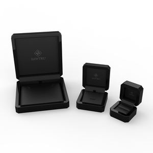 Siyah mat çentik astar özelleştirilebilir antik ahşap takı SABER sertifikası ile kolye kutusu kadın ahşap mücevher kutusu - Product Image 6