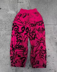 Moda tendencia High Street hip hop punk estilo lavado pantalones de hombre Y2K Goth Harajuku cintura alta pantalones casuales pantalones de chándal de gran tamaño - Product Image 6