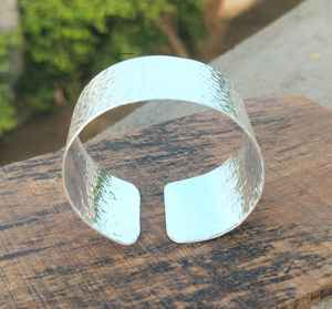 Brazalete de latón crudo de 69mm, brazalete de incrustaciones, brazalete de canal en blanco, pulsera ancha hecha a mano, latón crudo - Product Image 6