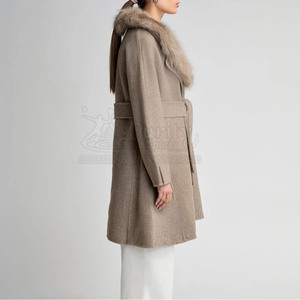 เสื้อโค้ทผ้าแคนวาสขนเทียมสำหรับผู้หญิงเสื้อโค้ทยาวสำหรับฤดูหนาวผ้าแคนวาสสีคุณภาพสูงน้ำหนักเบาเป็นมิตรต่อสิ่งแวดล้อม2025 - Product Image 3