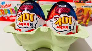 Stranger Things Kinder Joy Chocolate <b>Egg</b> with <b>Surprise</b> <b>Toy</b> Collectible Kids Gift Party Favors Holiday Treats Fun Candy Cheap - Product Image 6