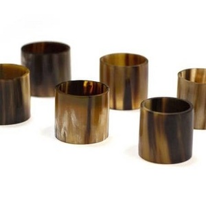 แหวนรองผ้าเช็ดปากรูปเขาควายแท้และวัวเป็นเอกลักษณ์ - Product Image 6