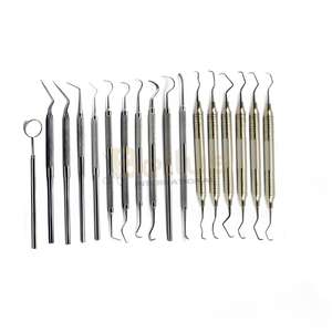 Kit quirúrgico de implante dental profesional con instrumentos manuales Espátulas de relleno compuesto y elevadores periósticos - Product Image 5