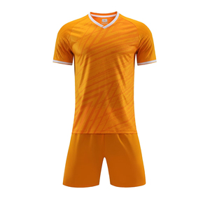 Wholesale 2025 Soccer Uniform Sets Heat-Transfer 100% Polyester Breathable Lightweight Custom Football Shirts All Seasons - Product Image 6