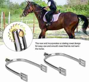 Spurs ingleses de equitación de acero inoxidable de alta calidad superventas 2025 recién llegados - Product Image 4