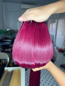 Extensiones/Cabello Virgen Vietnamita Remy 100% Natural de Primera Calidad, Liso Extremo, Sin Procesar, de 8 a 40 Pulgadas, Cabello con Textura Nublada - Product Image 3