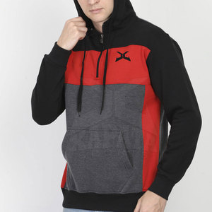 <b>Men's</b> Plus Size Half Zip Hoodies 100% Cotton Breathable Windproof <b>Winter</b> Casual Style Designed Pakistan Made Latest Design - Product Image 2