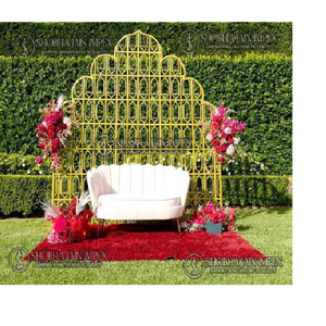 Nouvelles décorations murales en plastique renforcé de fibres pour la scène de réception - Product Image 1