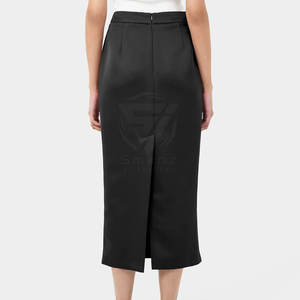 Conjunto de Blazer y Falda Lápiz de Manga Larga para Mujer, 100% Algodón, Transpirable, Traje de Negocios, Ropa de Oficina - Product Image 2