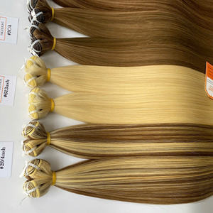 Extensión de cabello de trama de máquina Remy de grado 12A 100%, extremo grueso, doble dibujado, trama de cabello humano vietnamita de alta calidad - Product Image 4