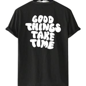 เสื้อยืดถักแขนสั้นสำหรับผู้ชายเสื้อยืดผ้าฝ้าย100% สีพื้นพิมพ์ลายดิจิตอลโลโก้ตามสั่ง - Product Image 1