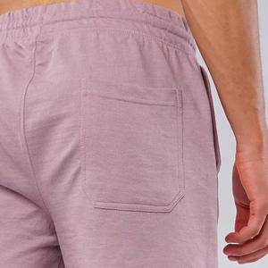 Colección de verano 2025, pantalones cortos de lana de algodón 100% de alta calidad para hombres, patrón sólido personalizable, teñido liso, OEM, teñido liso - Product Image 5
