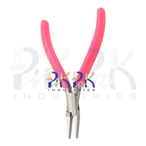 125mm Flat Nose Pliers Smooth Jaws PVC Handles OEM for Crimping Fishing DIY Jewelry Making Wire Wrapping Pliers Joint Box - Product Image 6