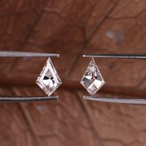 Par de Diamantes Cultivados en Laboratorio con Corte Kite de 0.50 Ct para Fabricación de Pendientes con Diamante Suelto de Lujo Certificado por IGI para Fabricantes de Joyería - Product Image 3