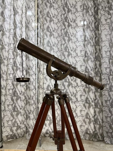 Viking fait à la main nautique port maître finition en laiton Antique trépied télescope Table décor de bureau à domicile - Product Image 6
