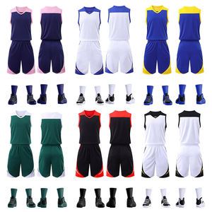 Conjuntos de Ropa Deportiva de Baloncesto para Hombre, Transpirable, para Entrenamiento, Diseño de Sublimación en Blanco al por Mayor - Product Image 2