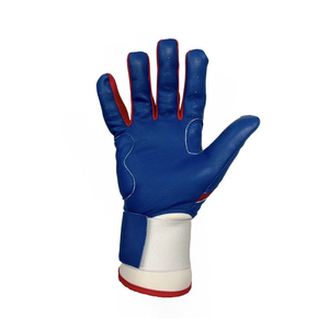 Gants de frappe de baseball Softball en cuir combo blanc rouge bleu de couleur les plus populaires derniers gants de baseball pour l'entraînement - Product Image 2